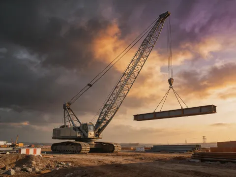 Kobelco crawler crane